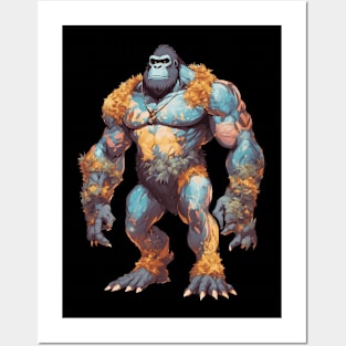 Ripped Gorilla Posters and Art